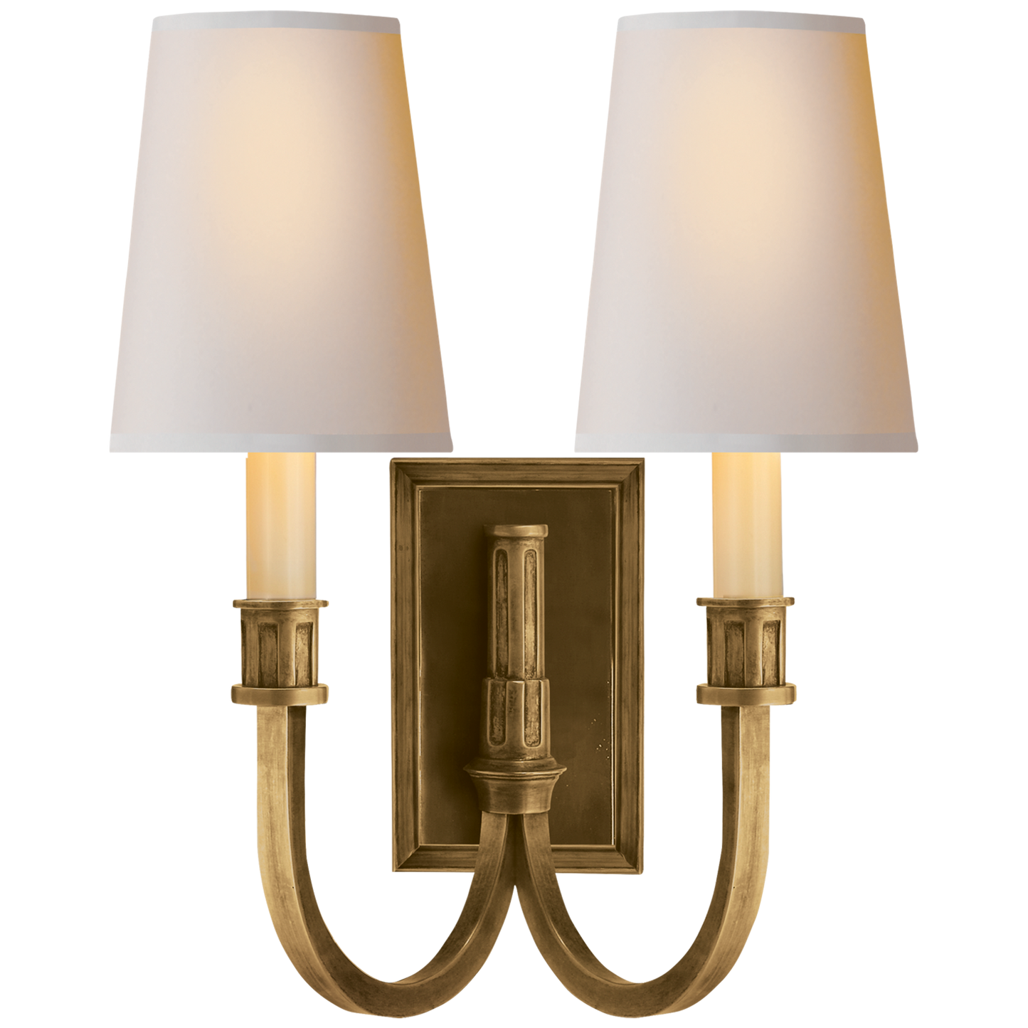 Modern Library Double Sconce