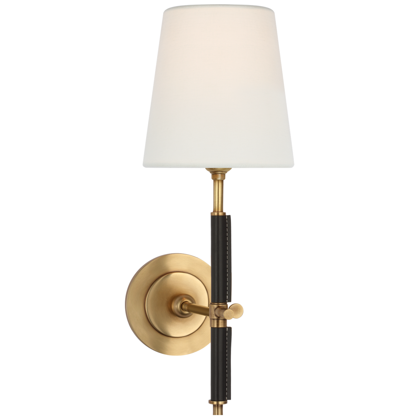 Bryant Wrapped Sconce with Linen Shade