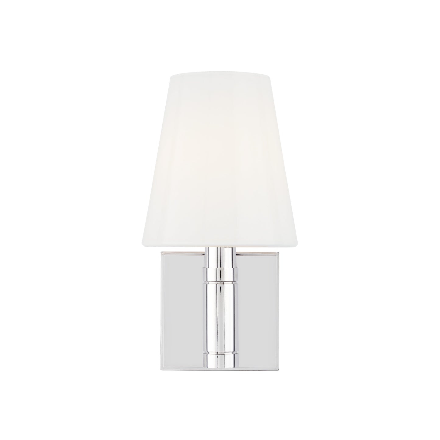 Beckham Classic Square Sconce with White Glass