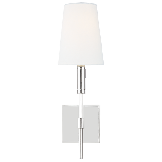 Beckham Classic Sconce with Linen Shade