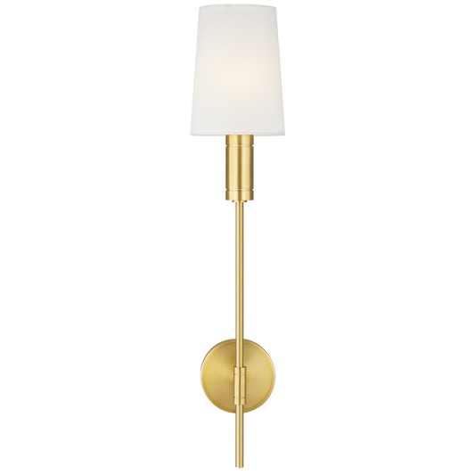 Beckham Modern Sconce with Linen Shade