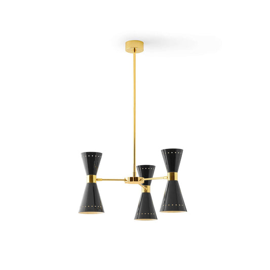 Megafono Ø53cm Pendant Chandelier in Gold