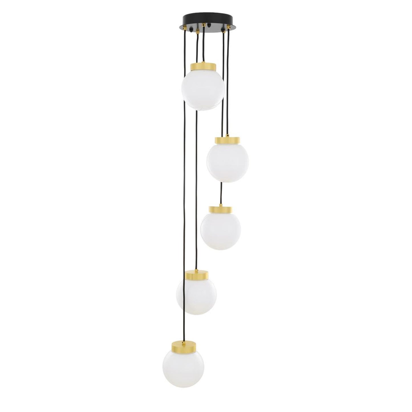 Agusta 5-Light Cascade Globe Pendant