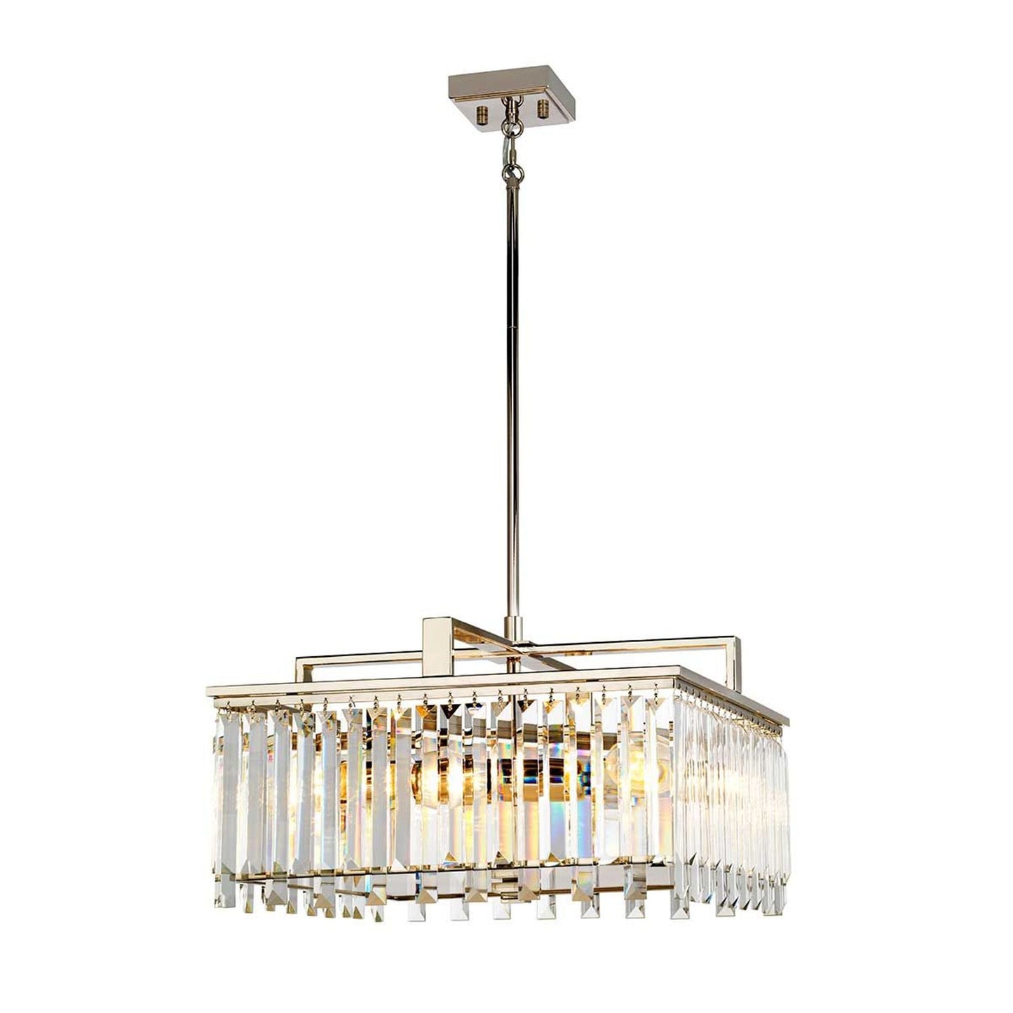 Aries 4-Light Pendant in Polished Nickel