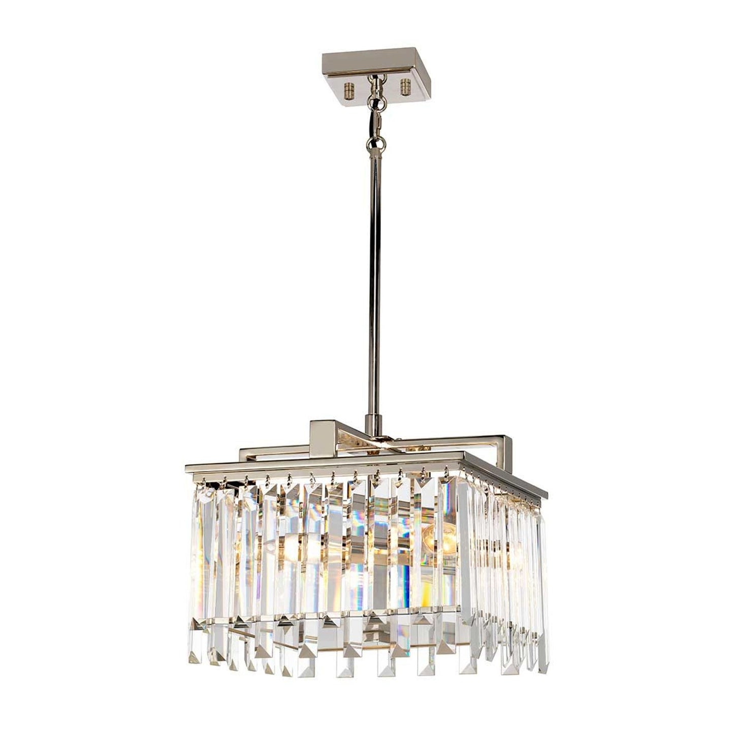 Aries 4-Light Pendant in Polished Nickel