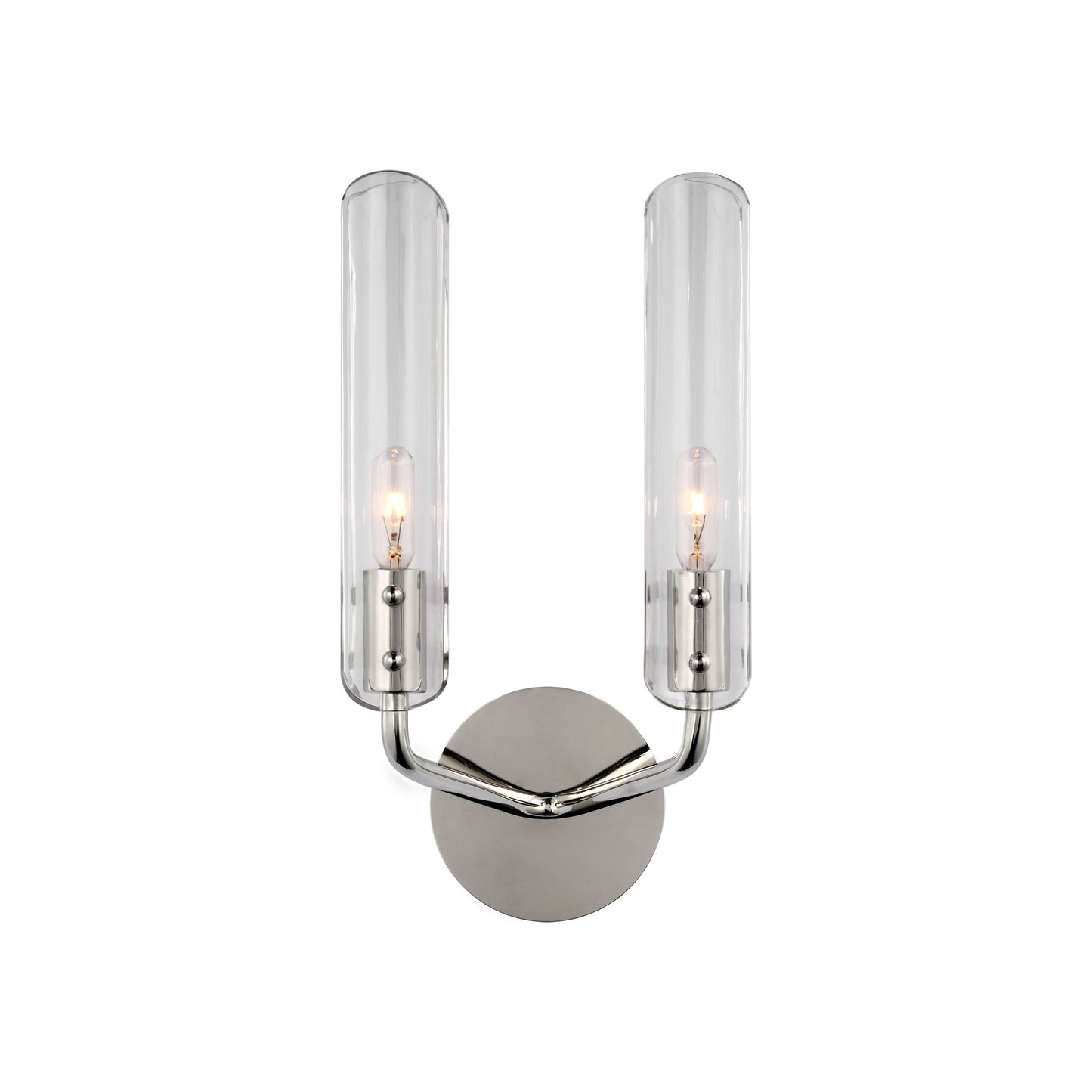 Casoria 14" Double Sconce with Clear Glass