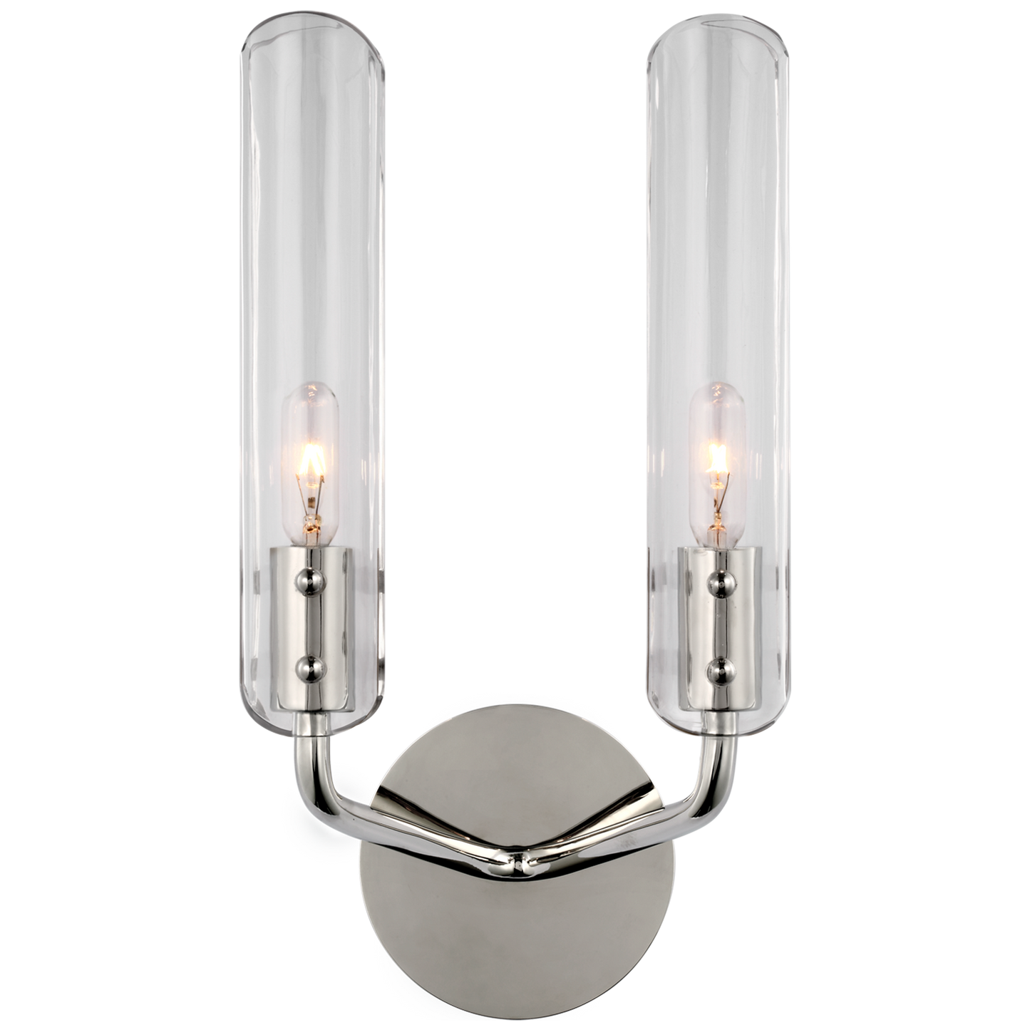 Casoria 14" Double Sconce with Clear Glass