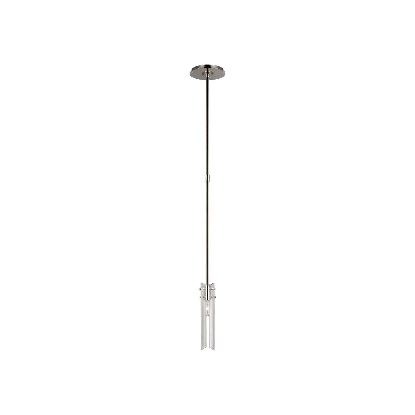 Casoria Petite Single Pendant with Clear Glass