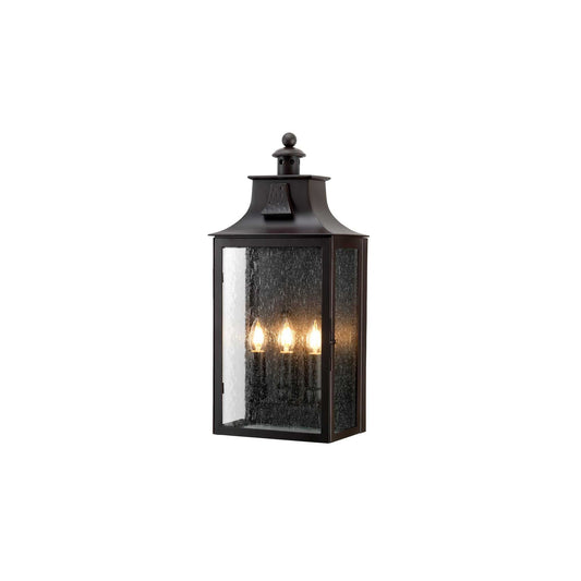 Balmoral 3-Light Wall Lantern in Old Bronze