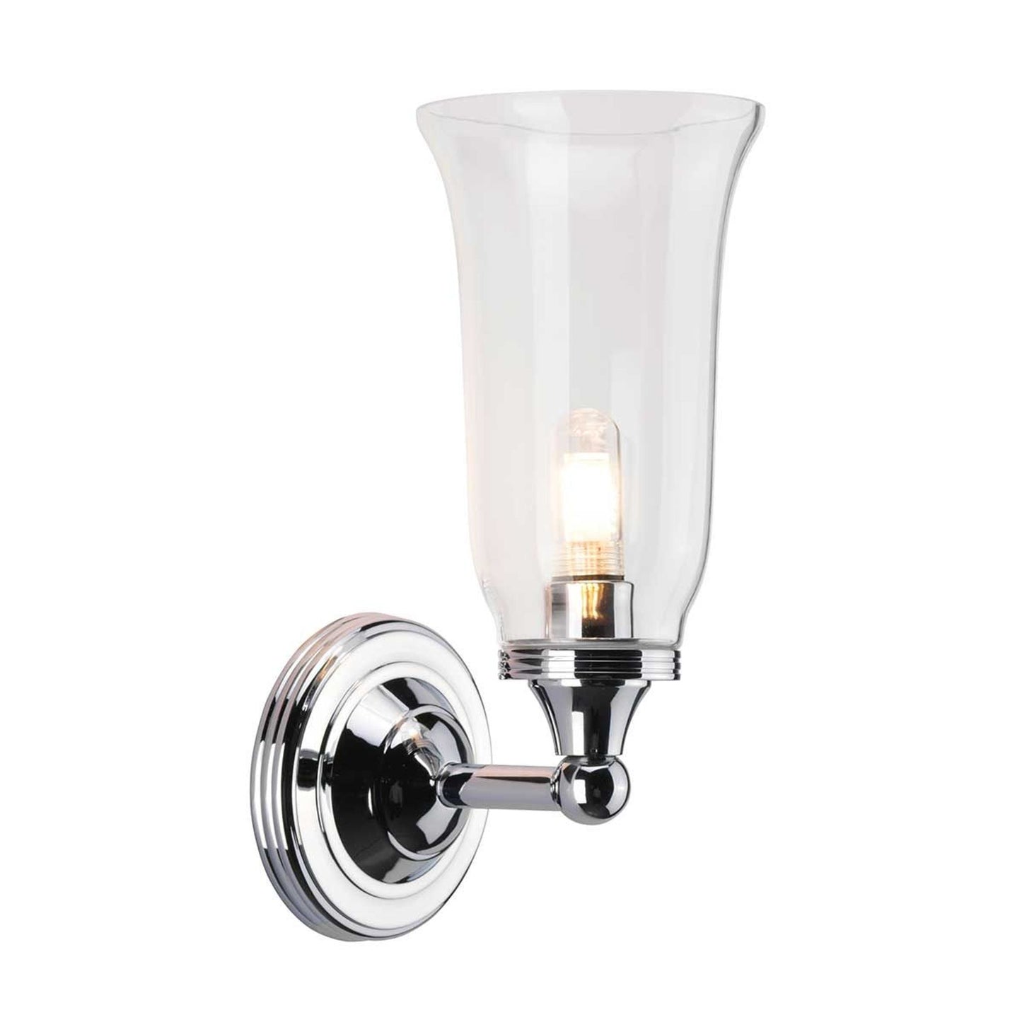 Austen 1-Light Wall Light in Polished Chrome