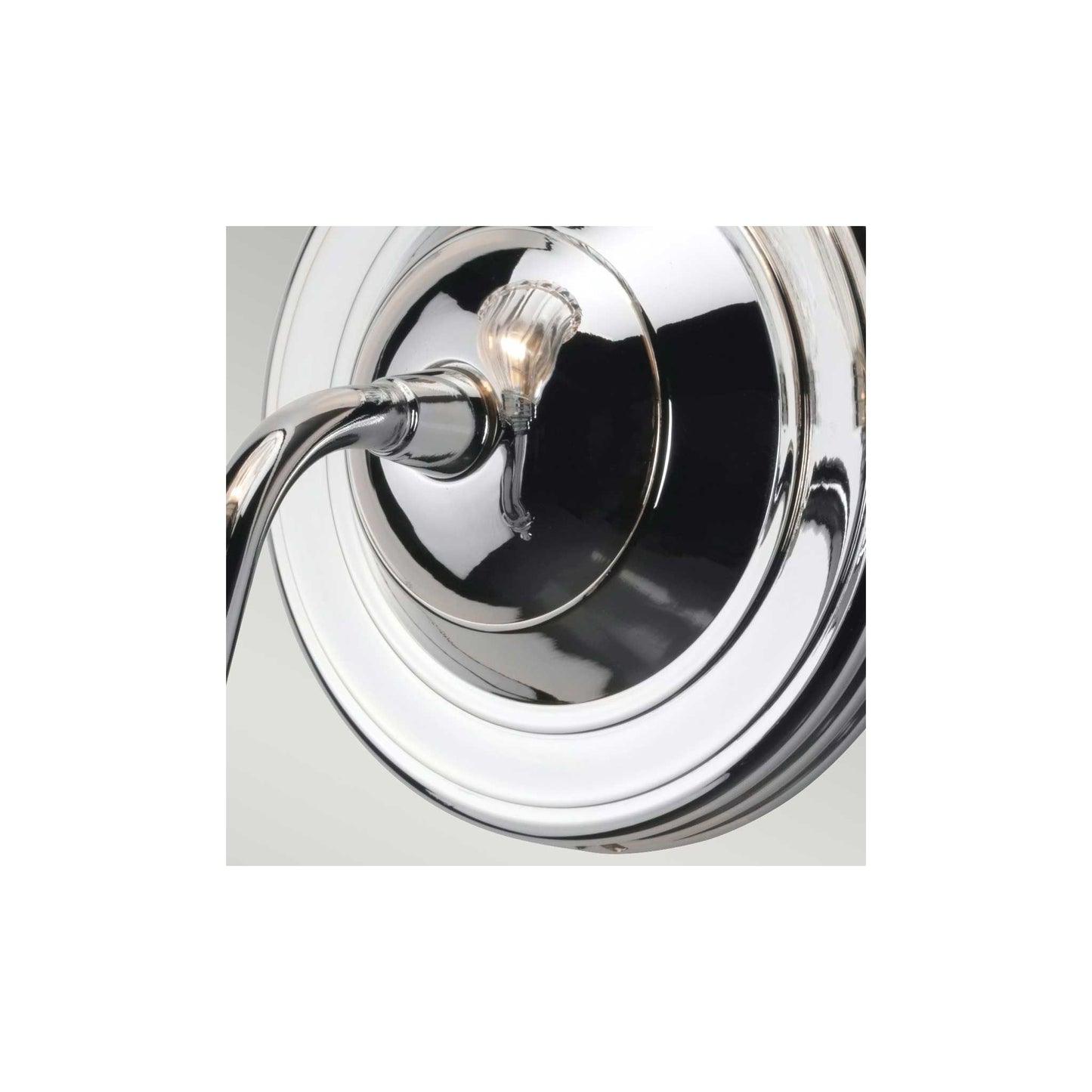 Carroll 1-Light Bathroom Wall Light in Polished Chrome