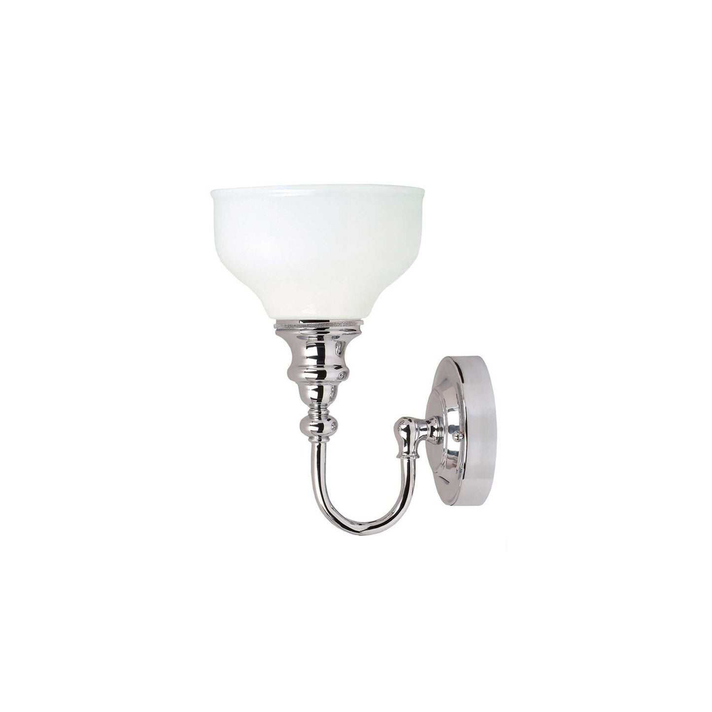 Cheadle 1-Light Wall Light in Polished Chrome