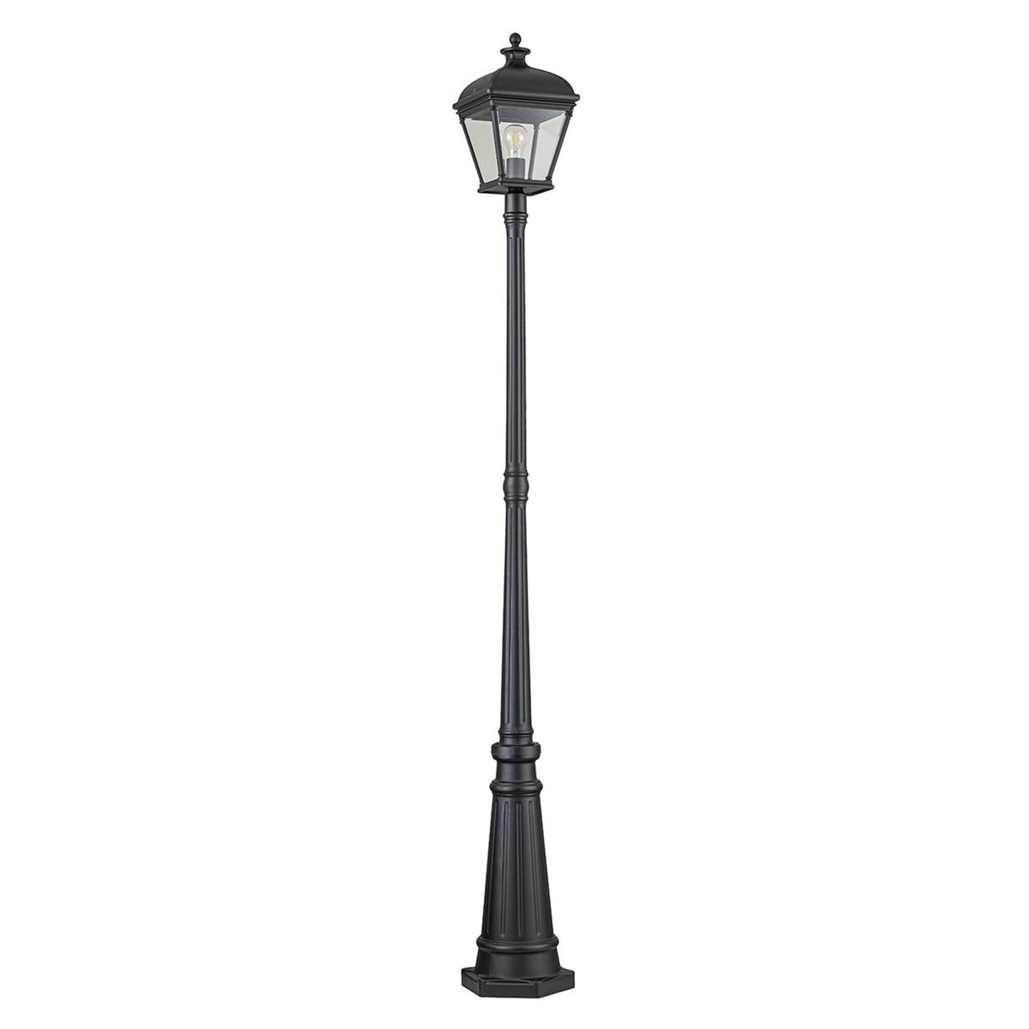 Bayview 1-Light Lamp Post in Black