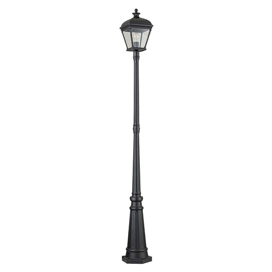 Bayview 1-Light Lamp Post in Black