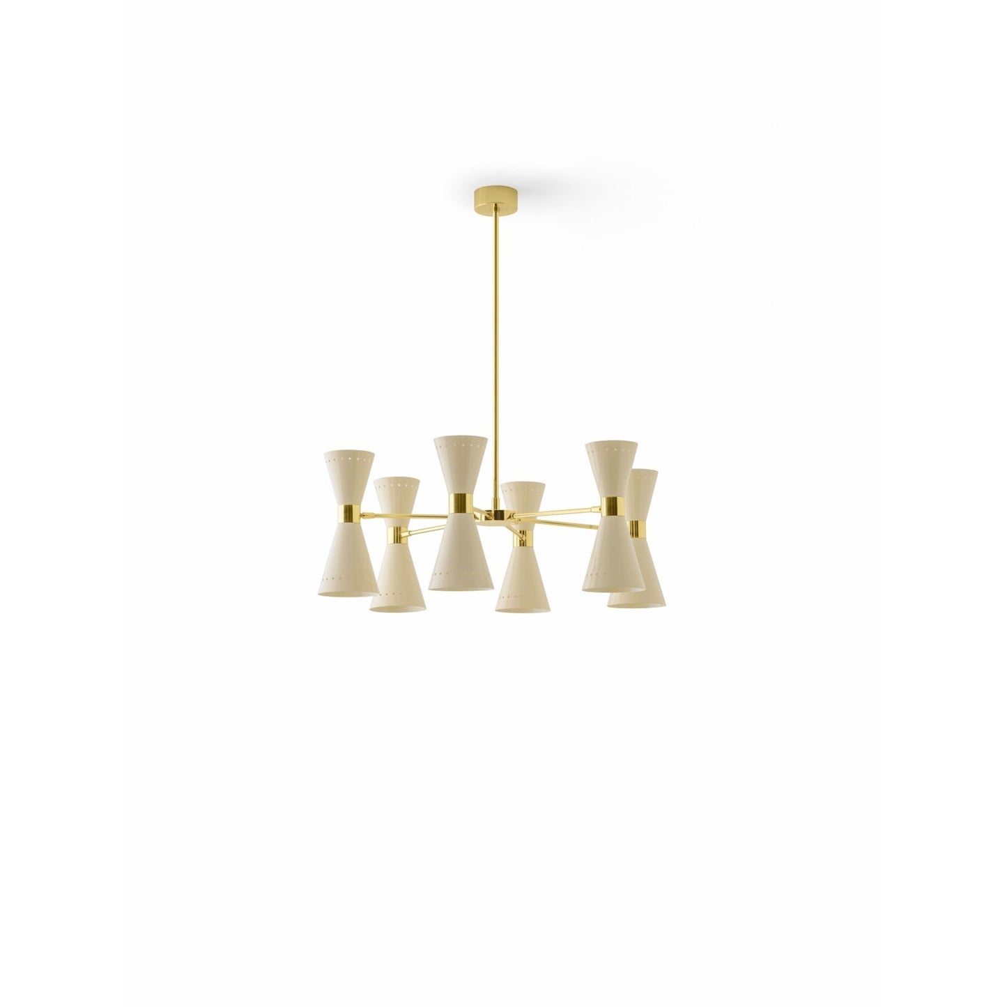 Megafono Ø79cm Pendant Chandelier in Gold