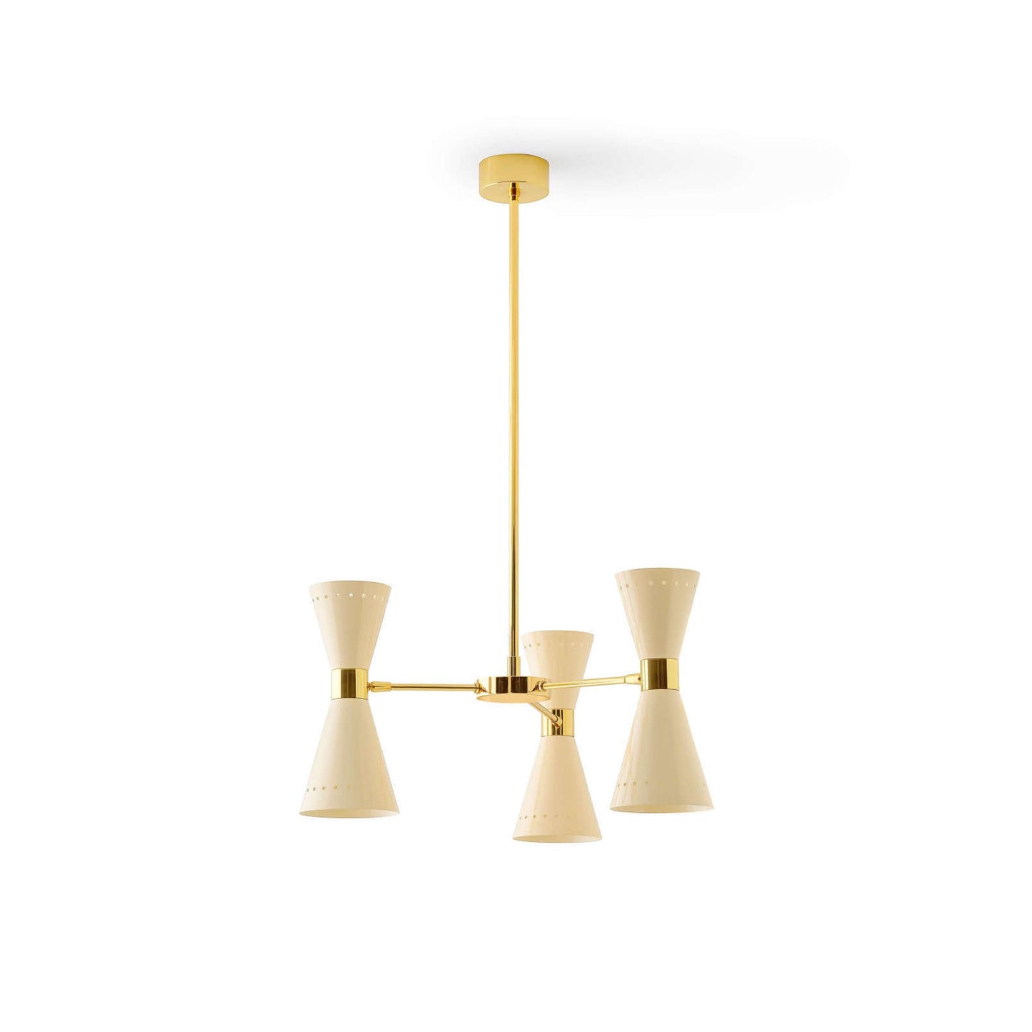 Megafono Ø53cm Pendant Chandelier in Gold