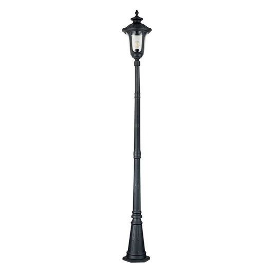 Chicago 1-Light Single Head Lamp Post in Textured Black