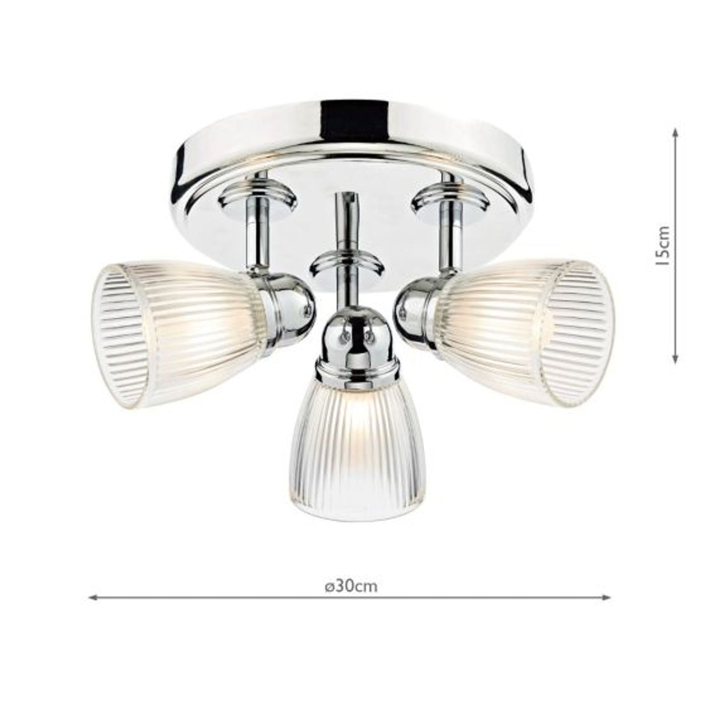 Cedric 3-Light Bathroom Spotlight