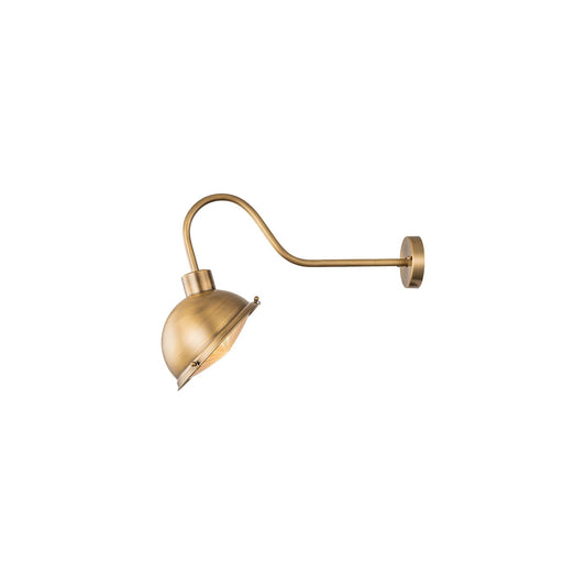 Chiswick 1Lt Brass Sign Light in Antique Brass