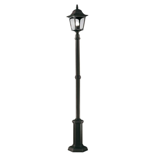 Chapel 1-Light Lamp Post in Black