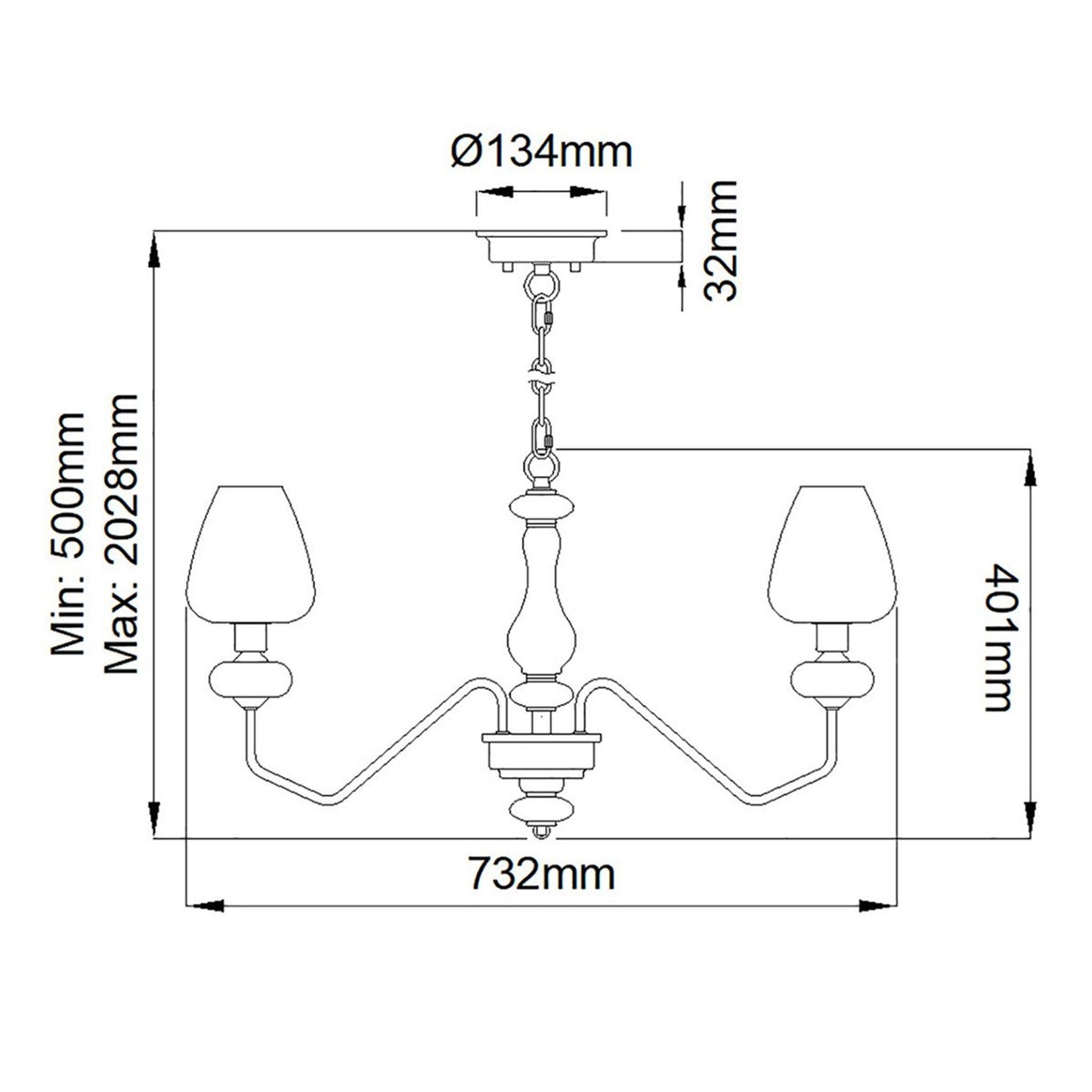 Armand 5-Light Chandelier