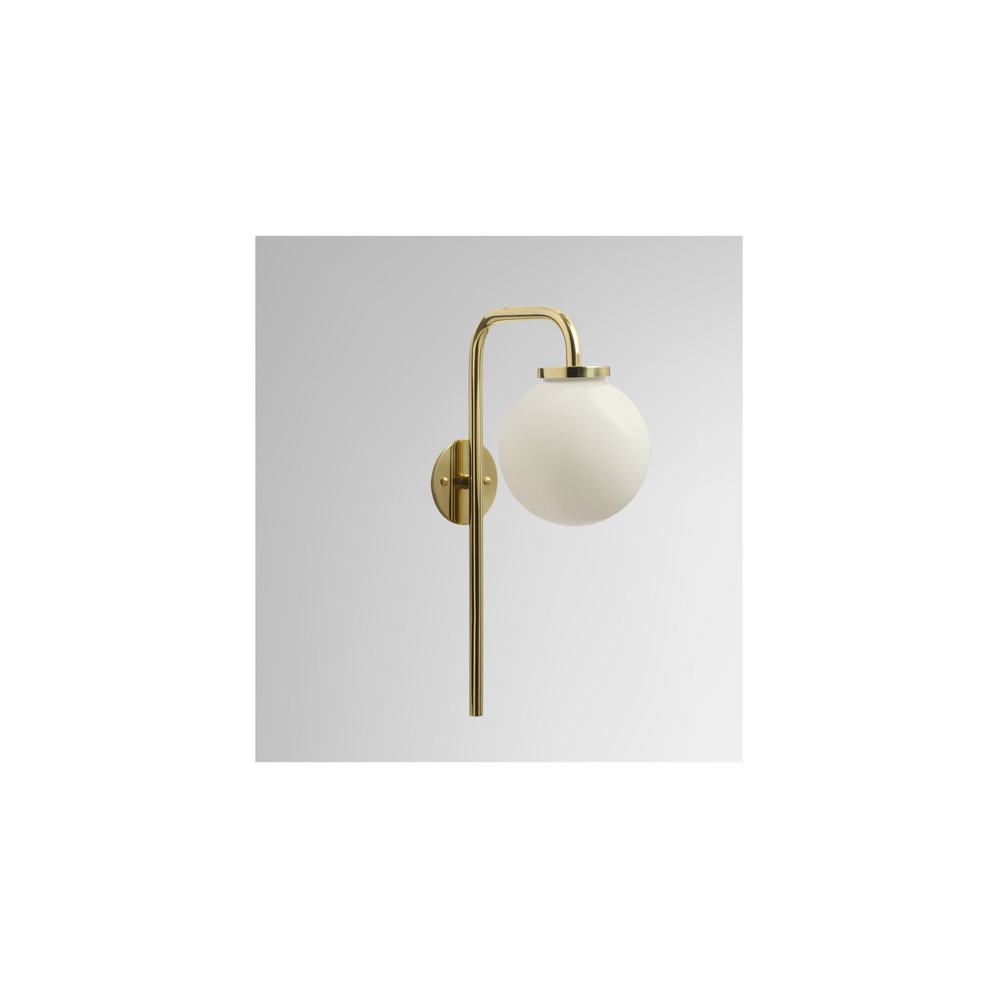 Big Bulb Opal Wall Light