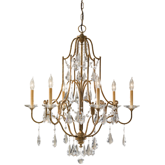 Valentina Medium Chandelier in Oxidized Bronze