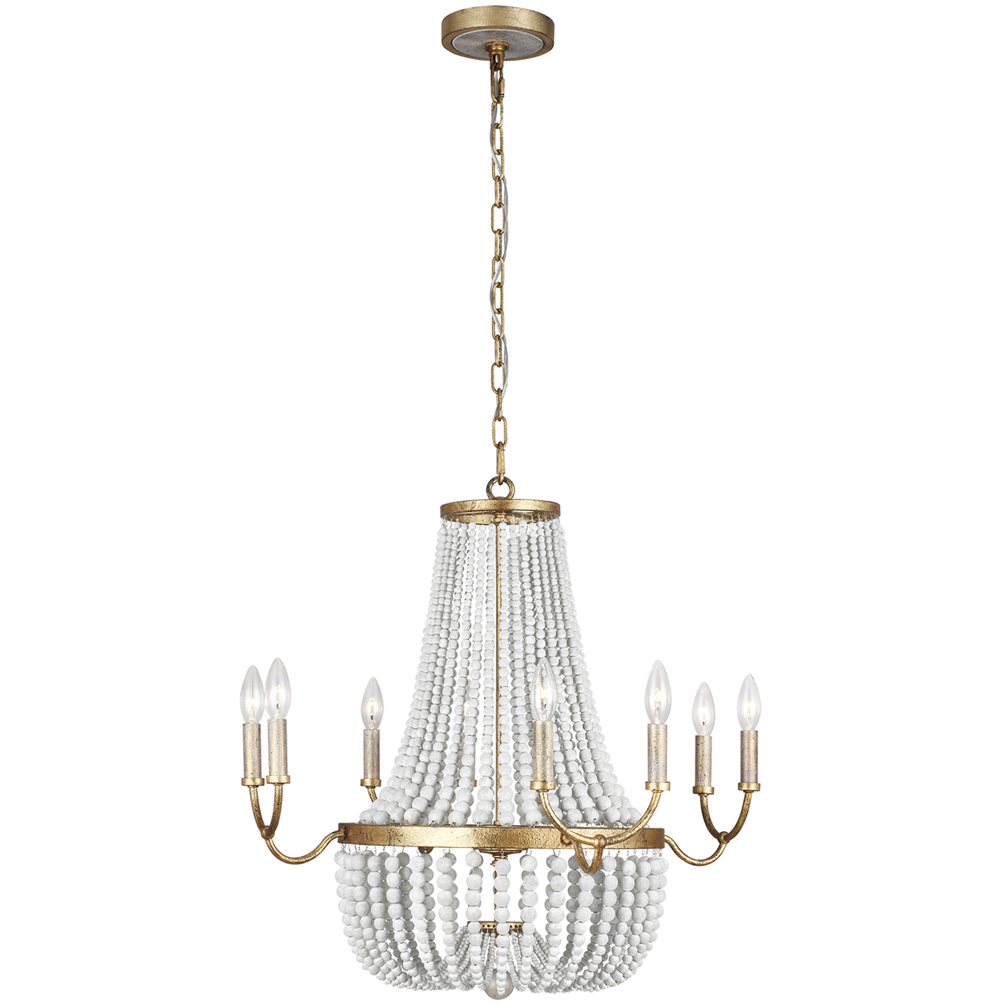 Marielle Medium Chandelier in Antique Gold