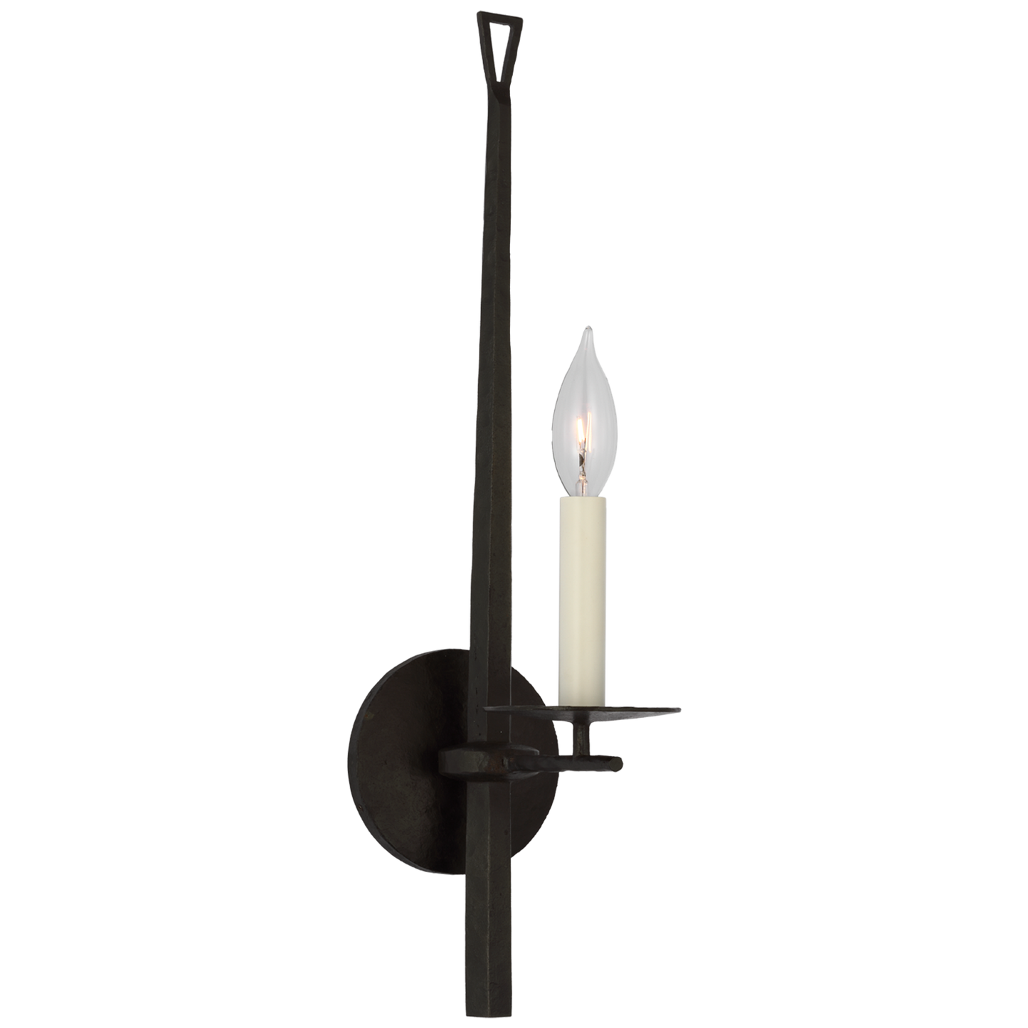 Arnav Large Single Sconce in Aged Iron