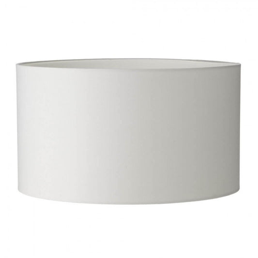 Tuscan 40cm Cotton Cylinder Shade in Ivory