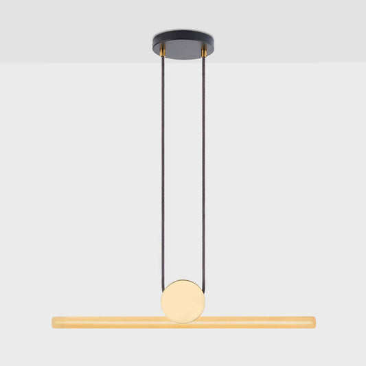 Kilter Pendant in Polished Brass