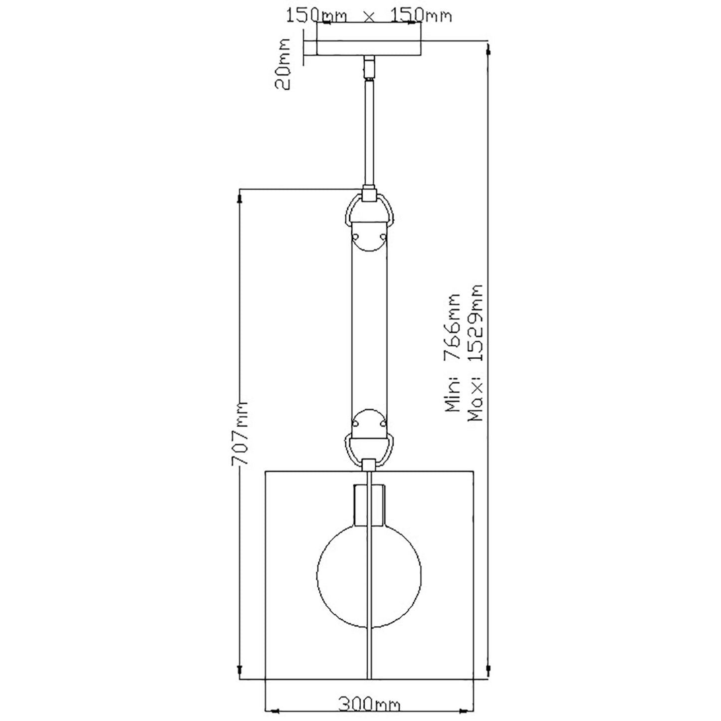 Ludlow 1-Light Pendant