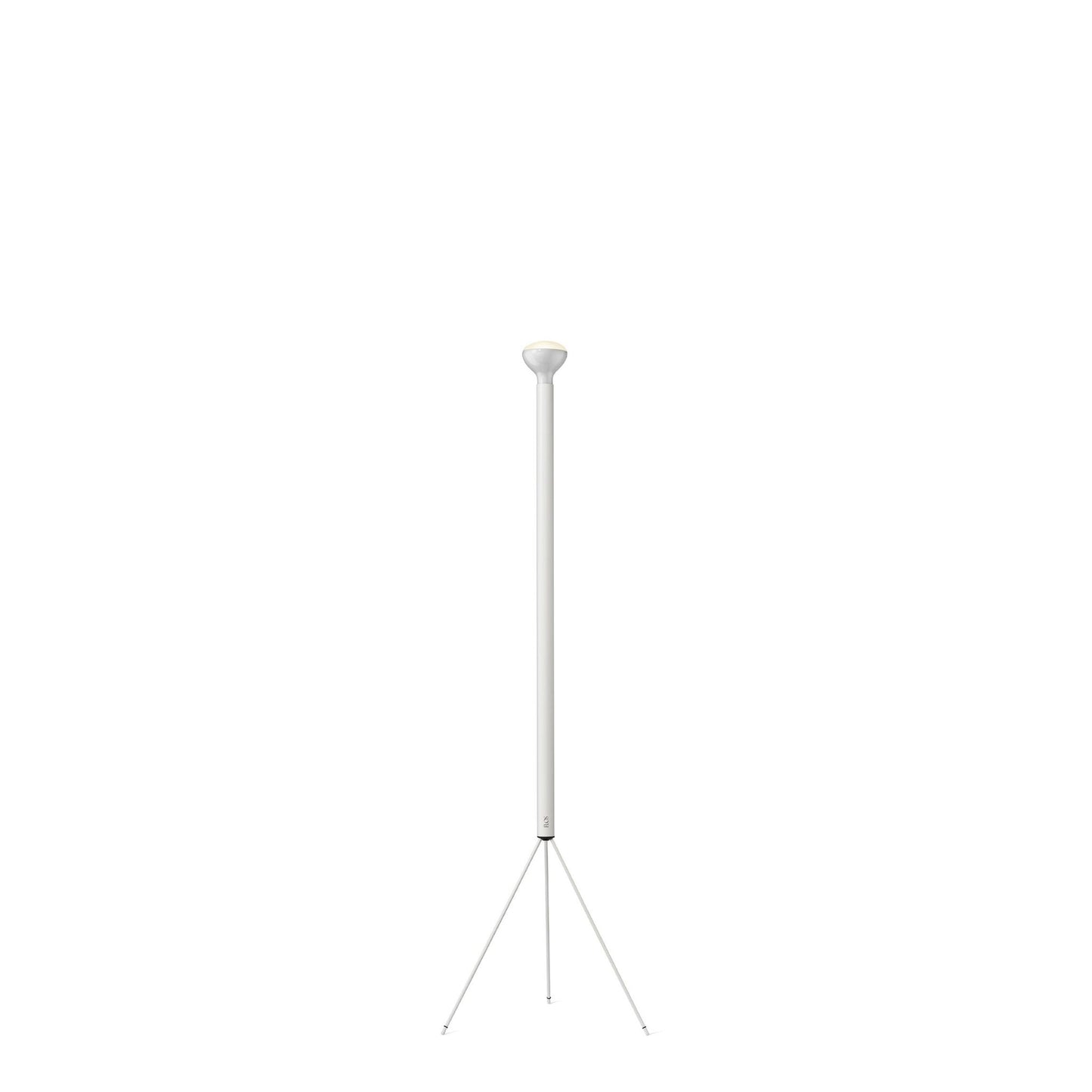 Luminator Anthracite Floor Lamp with Three Galvanized Metal Legs