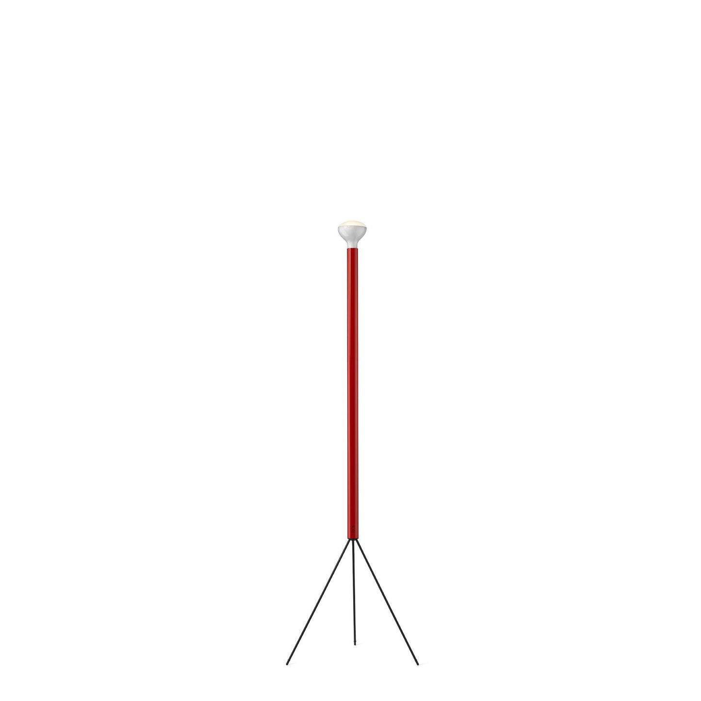 Luminator Anthracite Floor Lamp with Three Galvanized Metal Legs