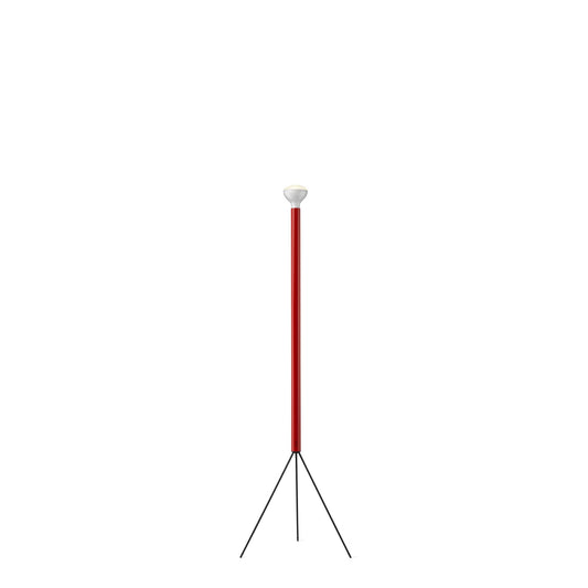 Luminator Anthracite Floor Lamp with Three Galvanized Metal Legs