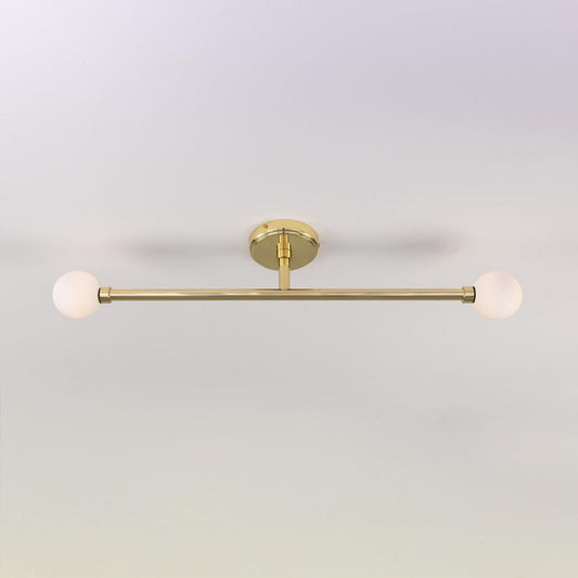 Silverton Double Globe Slim Bathroom Ceiling Light