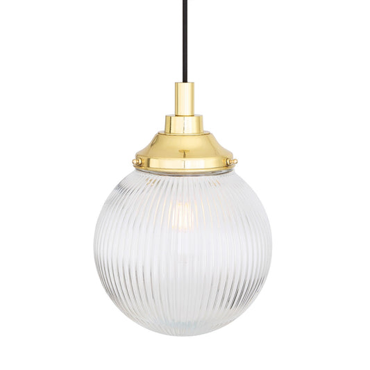 Cherith Prismatic Glass Globe Pendant IP44