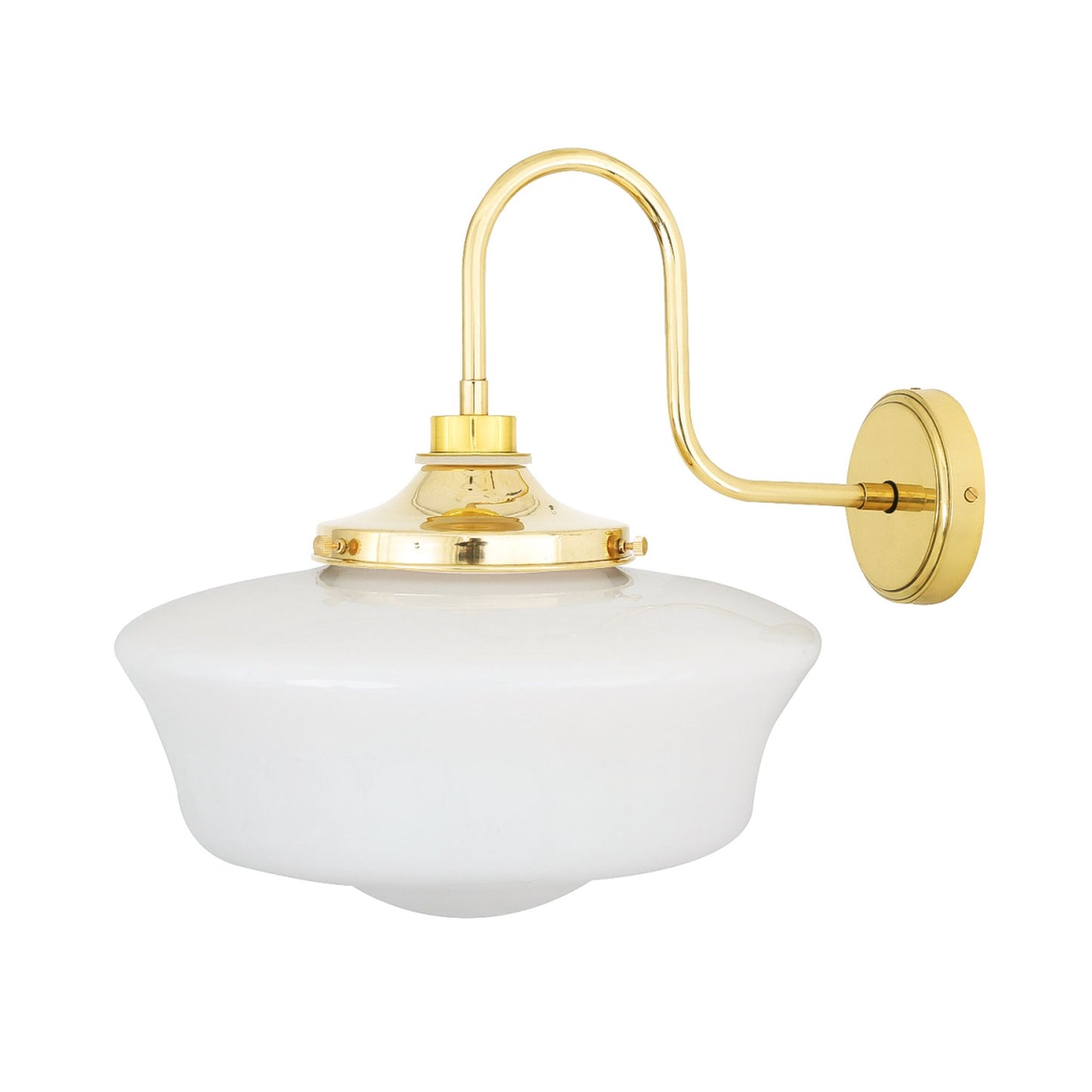 Anath Schoolhouse Swan Neck Wall Light IP44