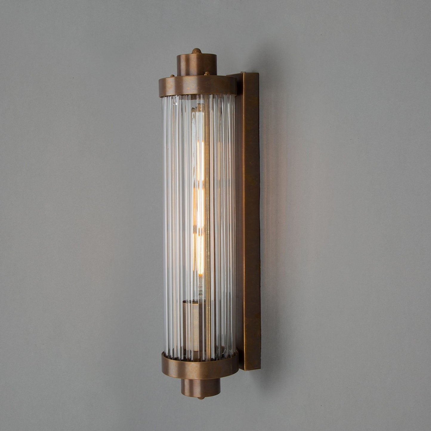 Louise Wall Light with Rippled Glass