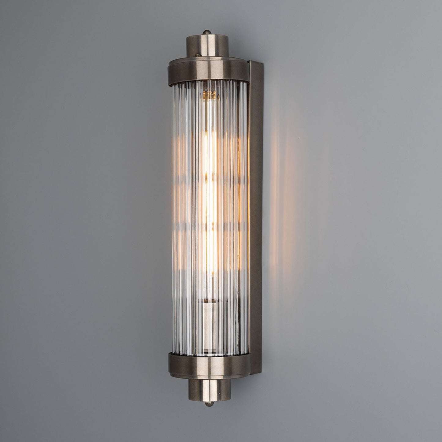 Louise Wall Light with Rippled Glass