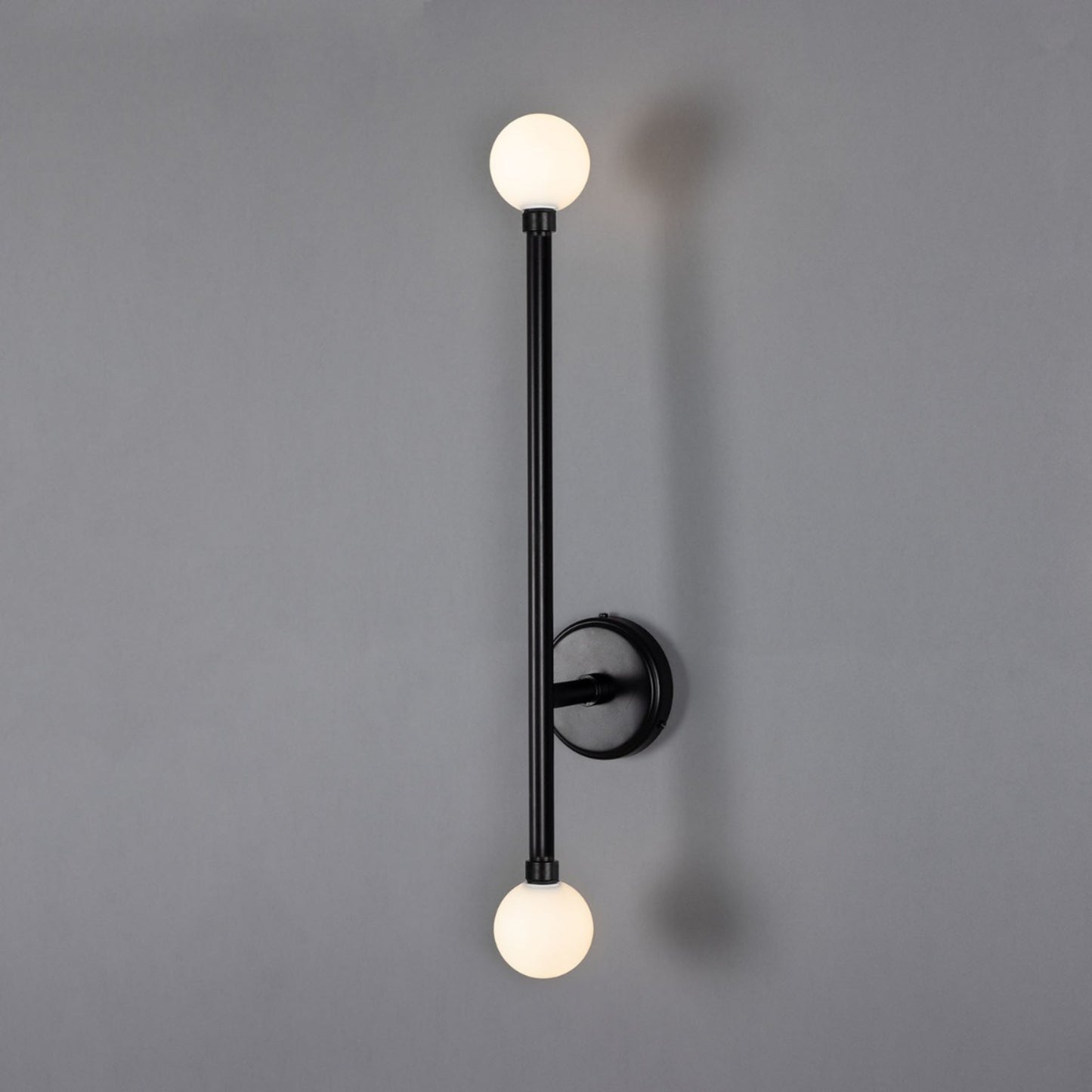 Gunning Double Globe Slim Bathroom Wall Light