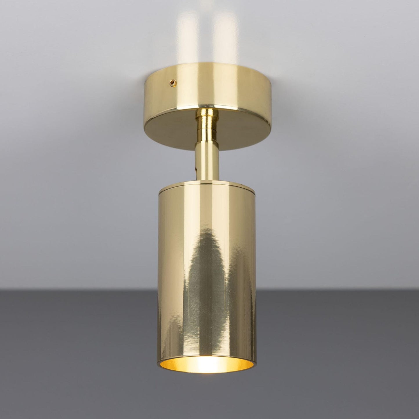 Evanston Directional Brass Ceiling Spot Light