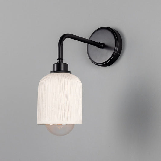 Osier Organic Ceramic Bathroom Wall Light