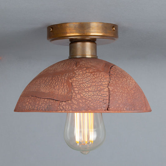 Kauri Organic Ceramic Dome Ceiling Light