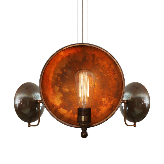 Chulainn B 3-Arm Industrial Dish Chandelier