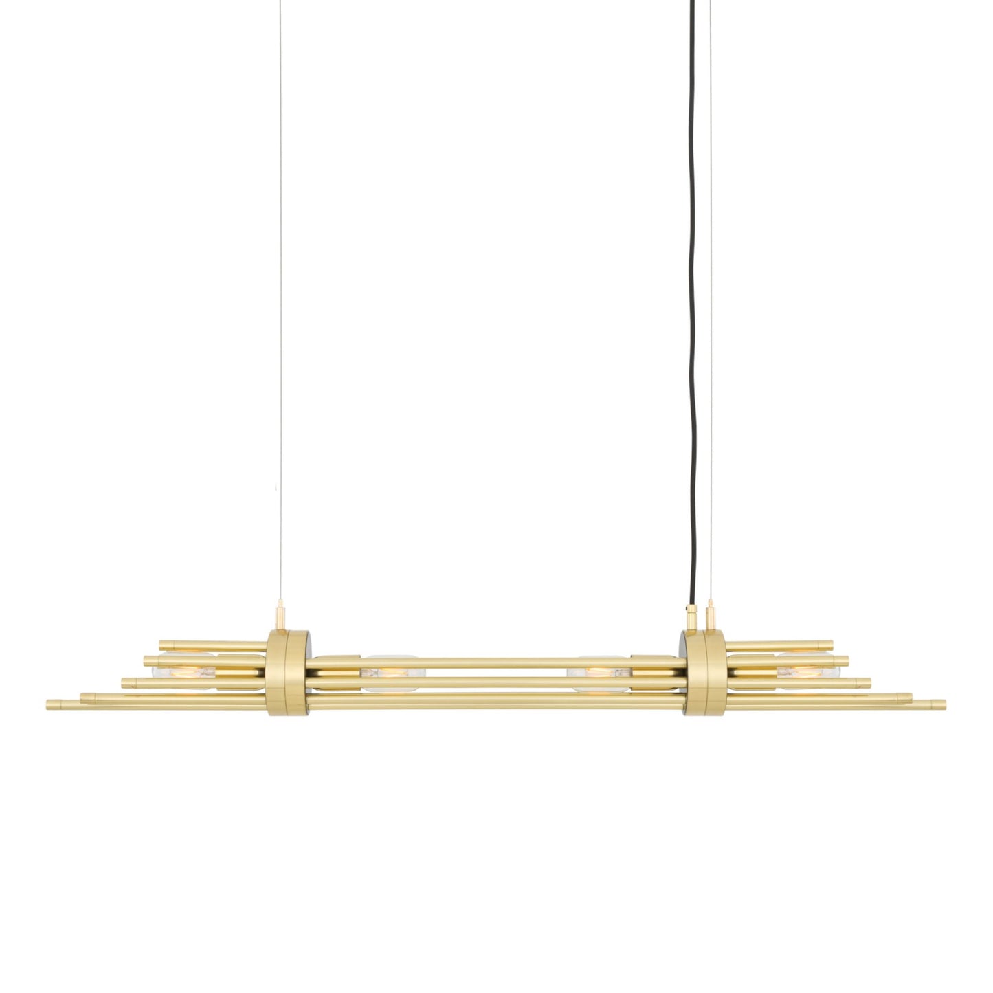 Victoria 4-Light Modern Brass Pendant