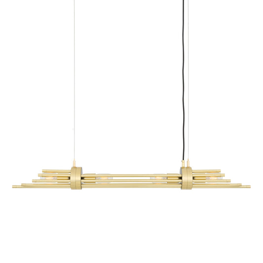 Victoria 4-Light Modern Brass Pendant