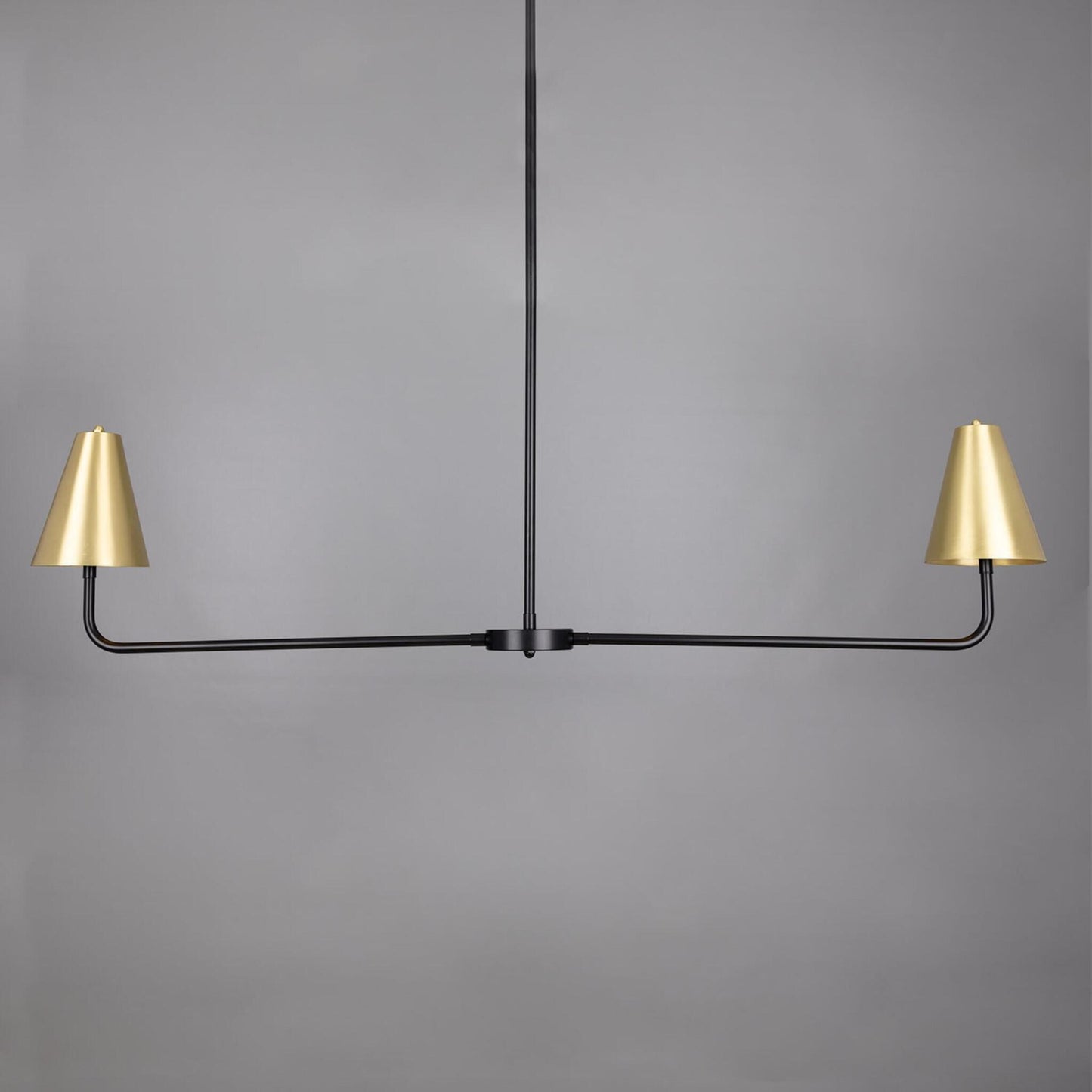 Riverton Minimalist Island Pendant in Black