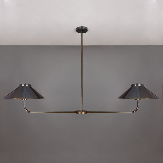 Princeton Modern Brass Island Chandelier