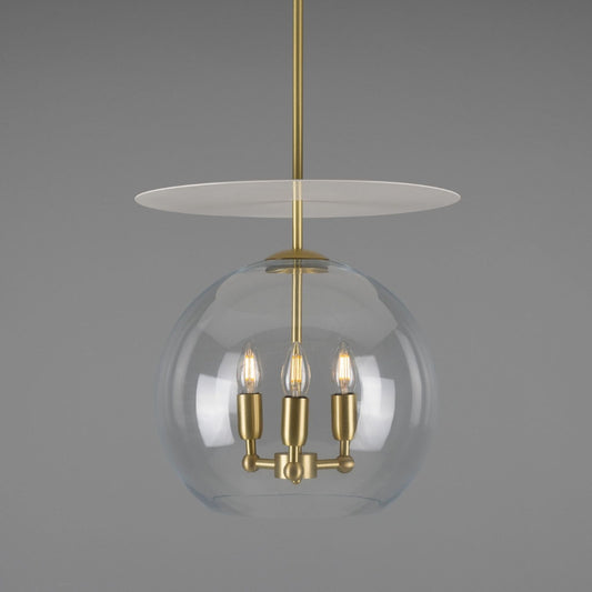 Casablanca Modern Open Glass Globe Mini Pendant